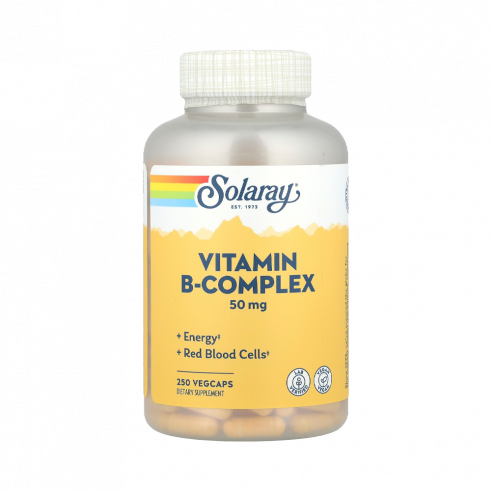 Solaray Vitamin B-Complex, Витамин В-Комплекс, 50 капсул