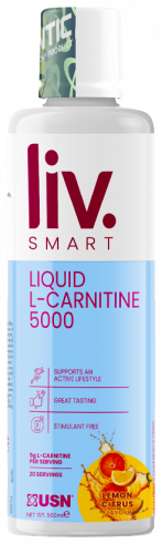 USN Liv.Smart Liquid L-Carnitine 5000, ЛивСмарт Жидкий Л-Карнитин 5000, 500 мл