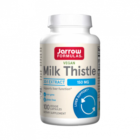 Jarrow Formulas Milk Thistle 150 mg, Молочный чертополох 150 мг, 100 капсул