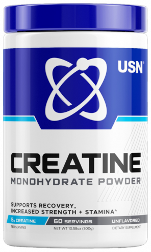 USN Pure Creatine Monohydrate (банка), 300 грамм