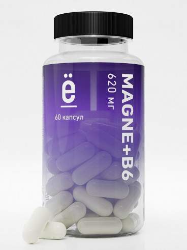 Ёбатон Magne+B6 620 mg, 60 капс
