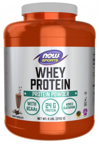NOW Whey Protein, Сывороточный протеин, 2720 г