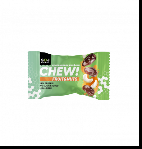 SOJ Chew! Протеиновая конфета, 30 гр