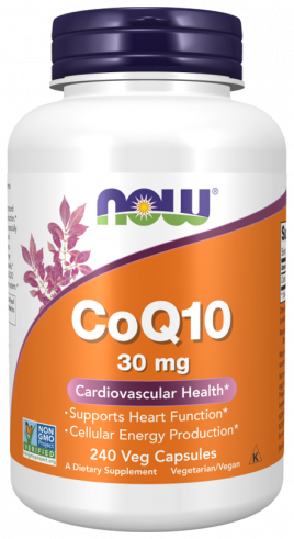 NOW CoQ10 30 mg, 240 капсул