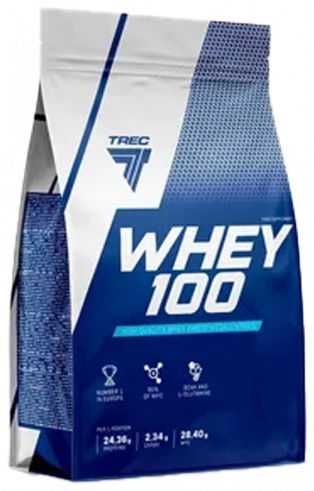 Trec Nutrition Whey 100, Концентрат сывороточного протеина, 2275 грамм