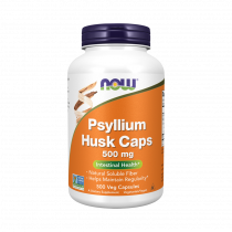 NOW Psyllium Husk Caps 500 мг, 500 капсул