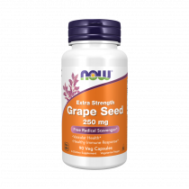 NOW Grape Seed 250 mg, 90 капсул