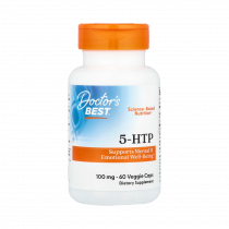 Doctor's Best 5-HTP, 5-Гидрокситриптофан с фолиевой кислотой, 60 капсул