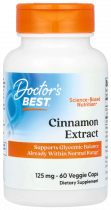 Doctor's Best Cinnamon Extract, Экстракт корицы, 60 капсул