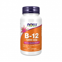 NOW Vitamin B-12 1000 mcg, 250 таблеток