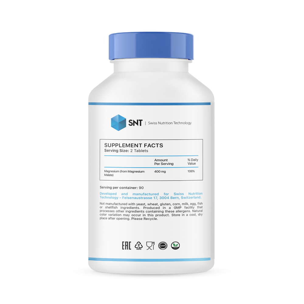 SNT Magnesium Malate, 180 таблеток - купить в Москве в интернет-магазине