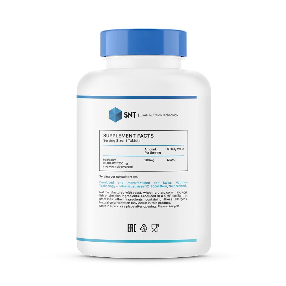 SNT Magnesium Glycinate, 150 таблеток - купить в Москве в интернет-магазине